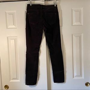 Suko Cotton Dark Brown Velvet Pants